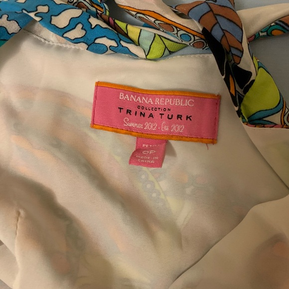 Banana Republic x Trina Turk summer dress 0P - Picture 7 of 9